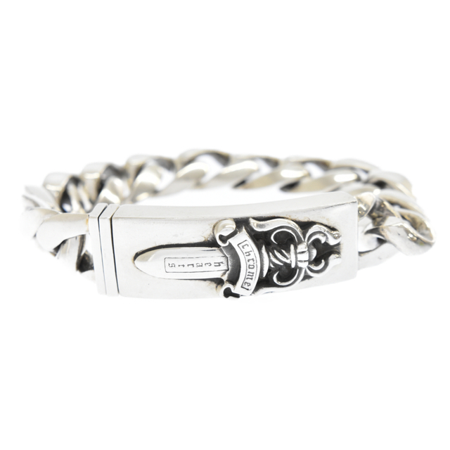 CHROME HEARTS クロムハーツ ID DAGGER 13LINK ダガーIDクラシックリンクブレスレット13リンク シルバー