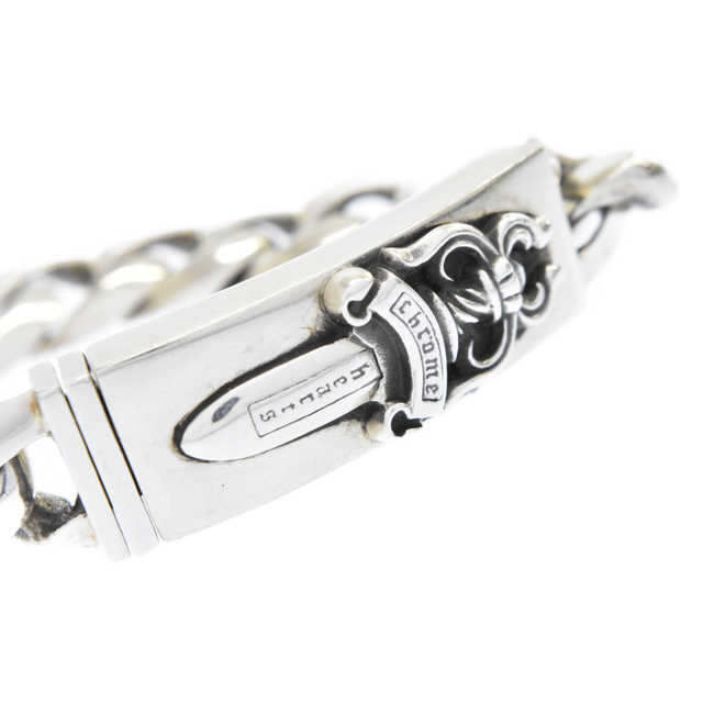 CHROME HEARTS クロムハーツ ID DAGGER 13LINK ダガーIDクラシックリンクブレスレット13リンク シルバー 4