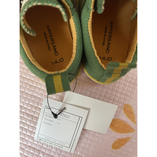 ampersand(アンパサンド)のAMPERSAND 14㎝ キッズ/ベビー/マタニティのベビー靴/シューズ(~14cm)(スニーカー)の商品写真