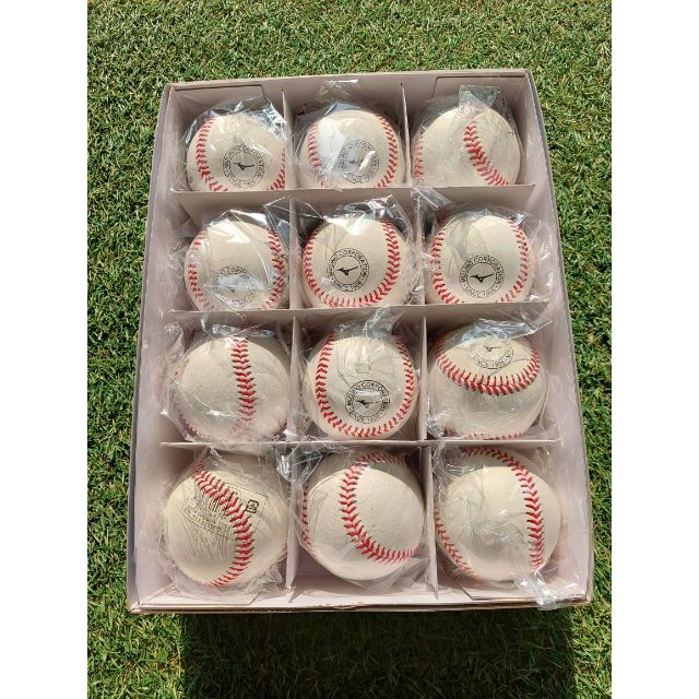 MIZUNO(ミズノ)のミズノ 硬式ボール 練習球 高校野球 中学硬式 12個 1BJBH43600 スポーツ/アウトドアの野球(ボール)の商品写真