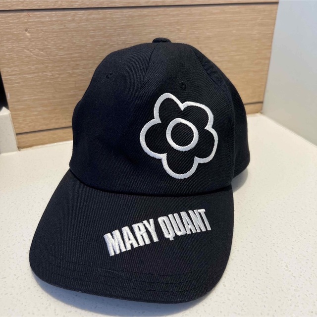 専用MARY QUANT マリークヮント ベレー帽 コットン素材 ホワイトグレー