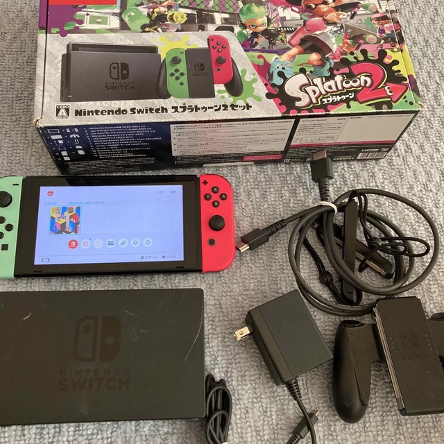 任天堂Nintendo Switch スプラトゥーン2セット　動作品