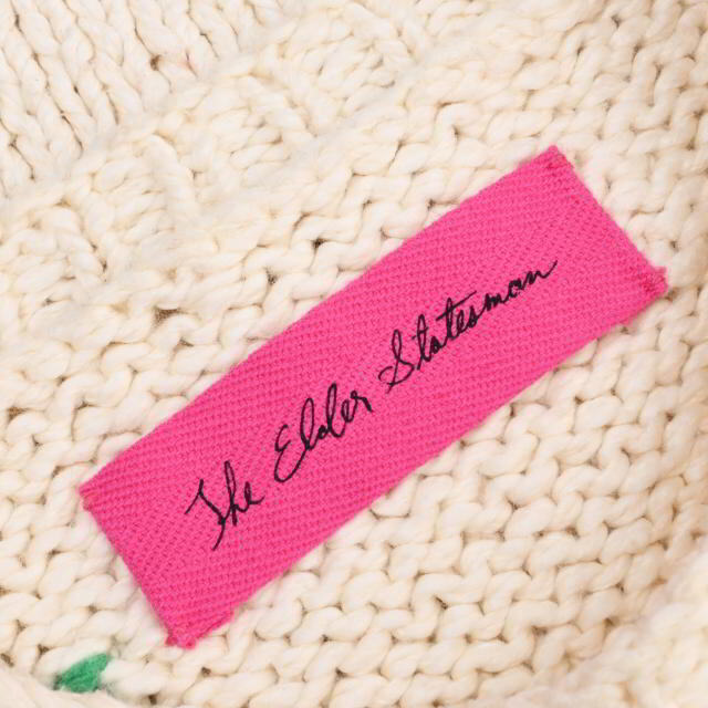 The Elder Statesman フラワー オーガニックコットン ニット 6