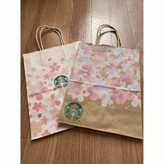 Starbucks Coffee(スターバックスコーヒー)の🍀スタバ　ショップ袋🍀 レディースのバッグ(ショップ袋)の商品写真