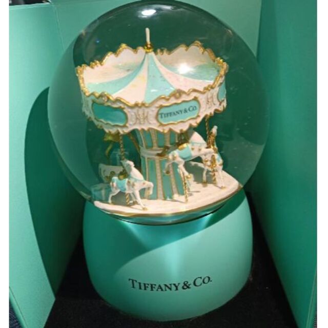 Tiffany & Co. ティファニー☆スノードーム☆オルゴール 【人気急上昇