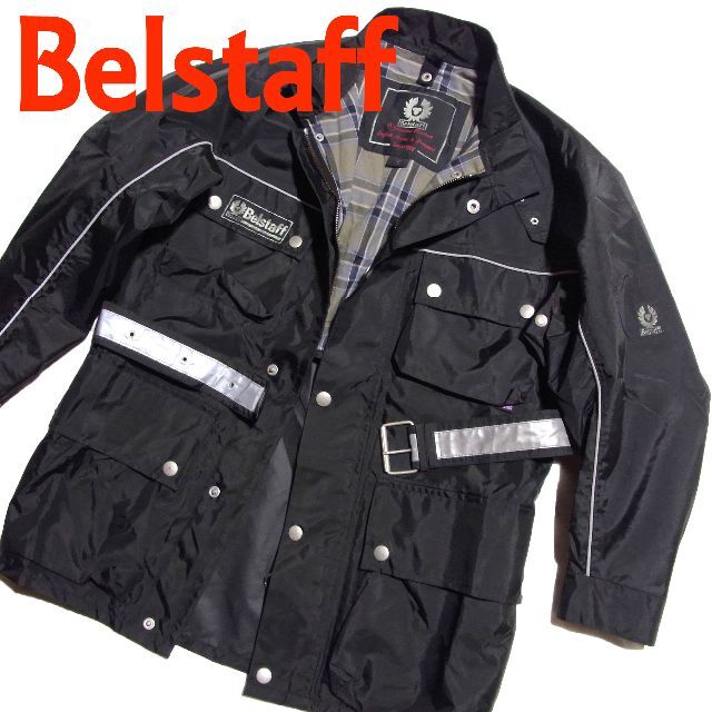 BELSTAFF - Belstaff ベルスタッフ トライアルマスター ナイロン ジャケット S 黒