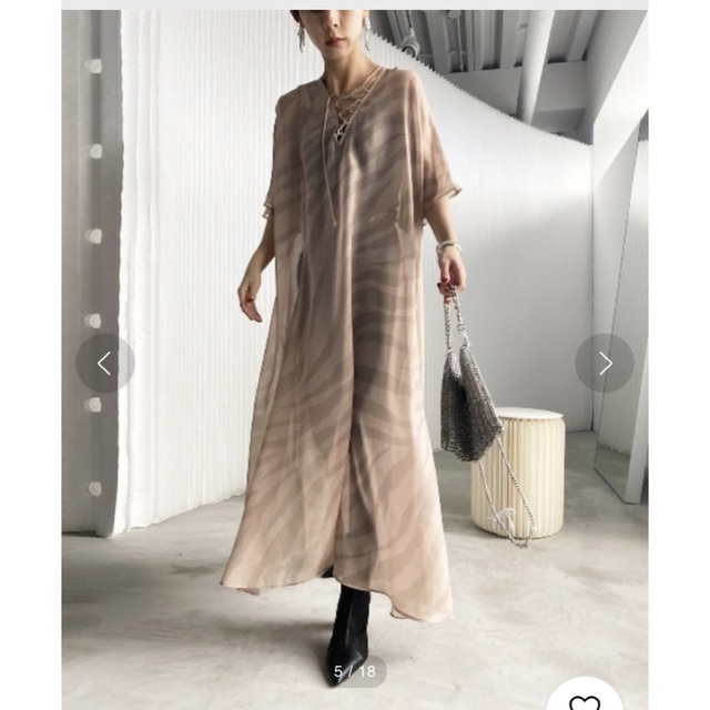 Ameri VINTAGE - 【AMERI】アメリ ZEBRA SHEER DRESSの通販 by ktr's