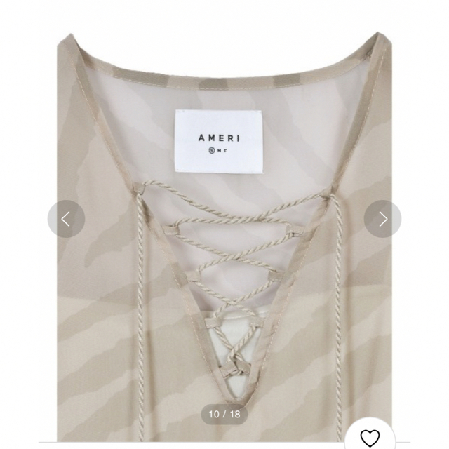 Ameri VINTAGE - 【AMERI】アメリ ZEBRA SHEER DRESSの通販 by ktr's