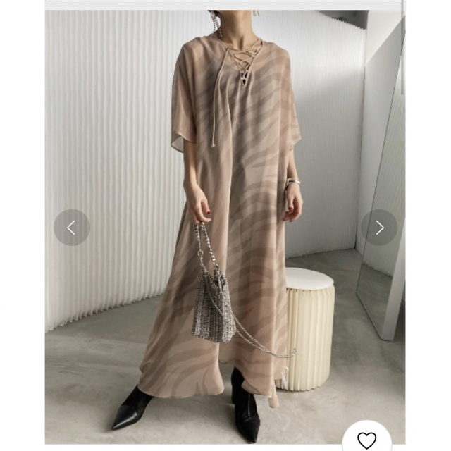 Ameri VINTAGE - 【AMERI】アメリ ZEBRA SHEER DRESSの通販 by ktr's