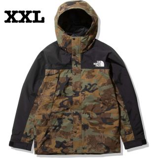 ザノースフェイス(THE NORTH FACE)のノベルティマウンテンライトジャケット 迷彩 XXLサイズ(マウンテンパーカー)