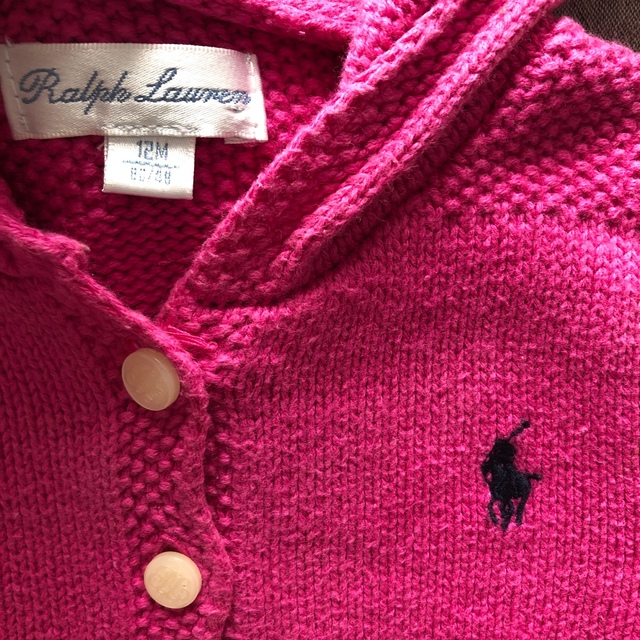 Ralph Lauren(ラルフローレン)のラルフローレン　カーディガン キッズ/ベビー/マタニティのベビー服(~85cm)(カーディガン/ボレロ)の商品写真