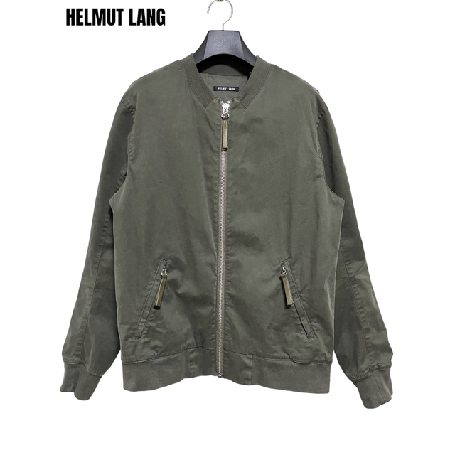 匿名発送 美品 HELMUT LANG MA-1 ボンバージャケット カーキ M 国内