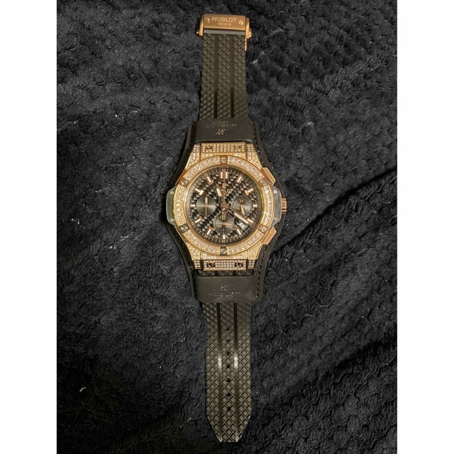 キラキラメンズ quartz 腕時計(ジルコニア)