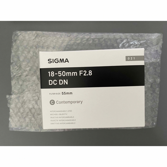 SIGMA(シグマ)のSIGMA 18-50mm F2.8 DC DN X Mount 新品未開封 スマホ/家電/カメラのカメラ(レンズ(ズーム))の商品写真
