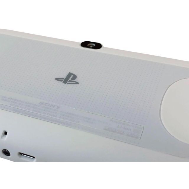 PlayStation Vita(プレイステーションヴィータ)の☆極美品 PSVITA 本体 PCH-2000 グレイシャーホワイト ブラック エンタメ/ホビーのゲームソフト/ゲーム機本体(携帯用ゲーム機本体)の商品写真