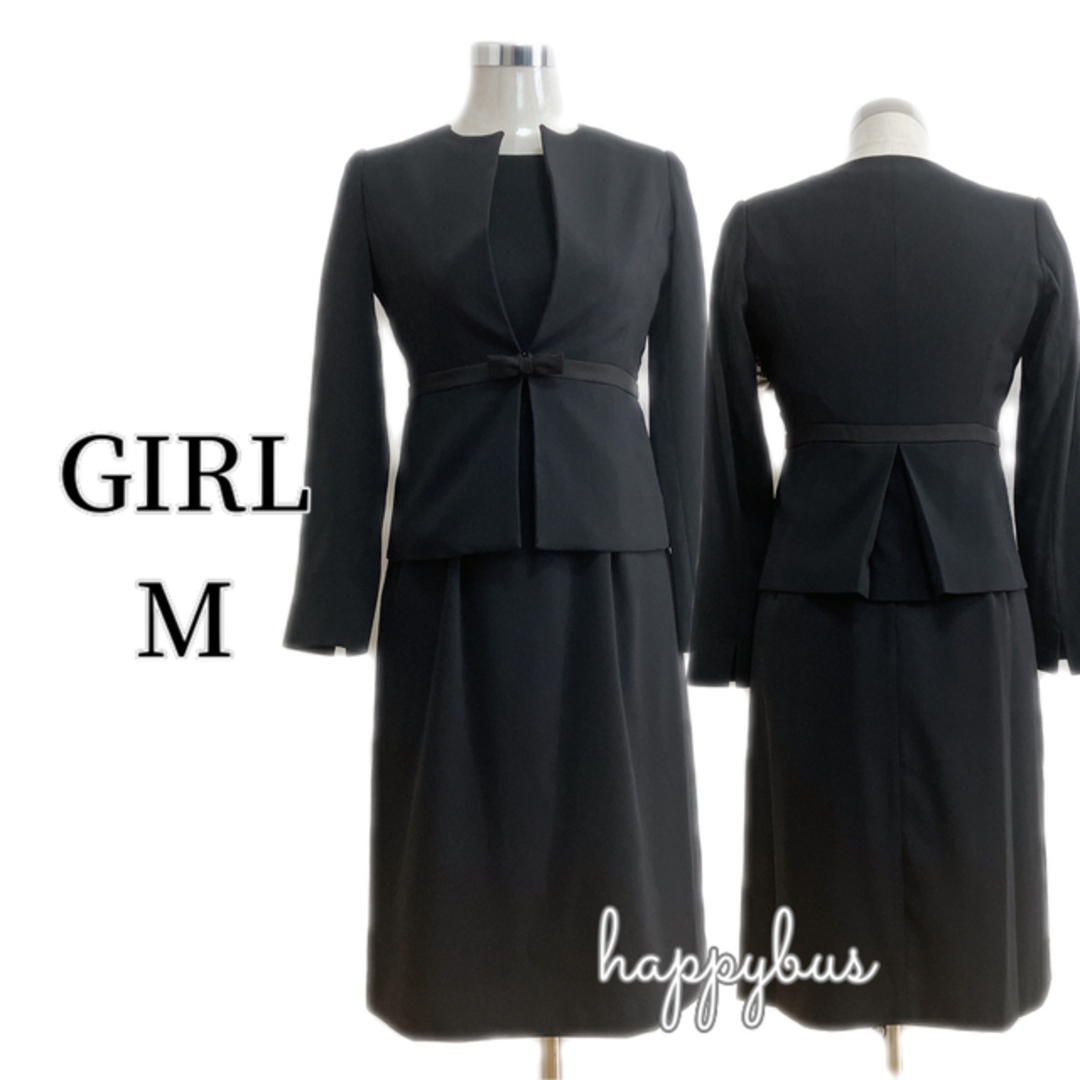 GIRL - 【未使用】GIRLガール ブラック セレモニースーツ A503022900M GIRL - 【未使用】GIRLガール ブラック セレモニースーツ A503022900M