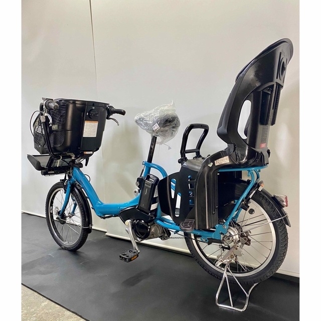 ブリヂストン アンジェリーノ 20インチ 3人乗り 8.7ah 水色 電動自転車