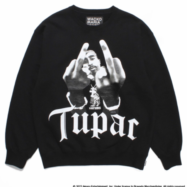 メンズ WACKO MARIA 2PAC SWEAT SHIRT 23ss 超豪華 rachael.dance