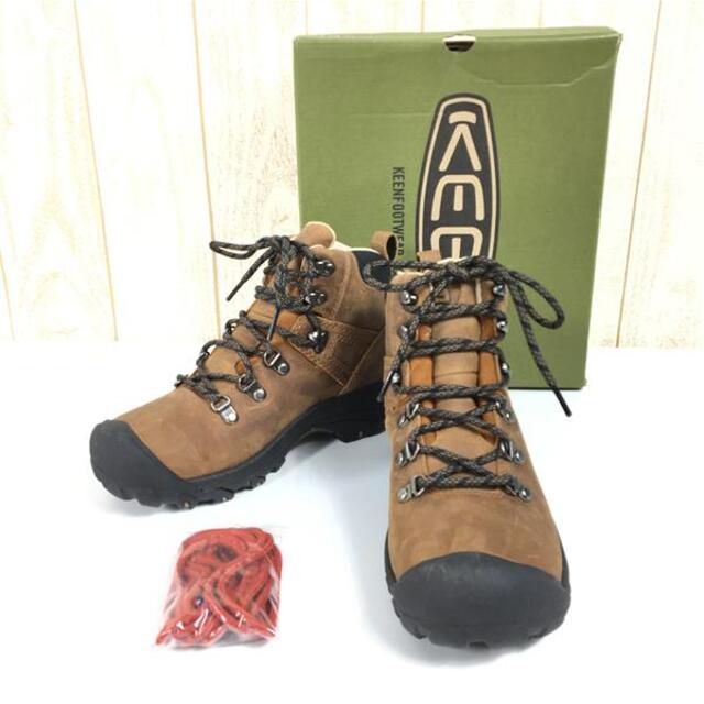 WOMENs 23.5cm キーン ピレニーズ PYRENEES レザー トレッキングシューズ KEEN 1004156 Syrup ブラウン系 |  フリマアプリ ラクマ