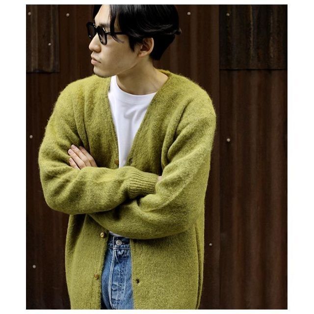 新品 Needles Mohair Cardigan Solid XS オリーブ 新登場 restocks