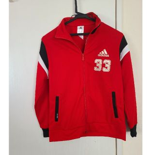 アディダス(adidas)のadidas　ジャージ　赤(ジャケット/上着)