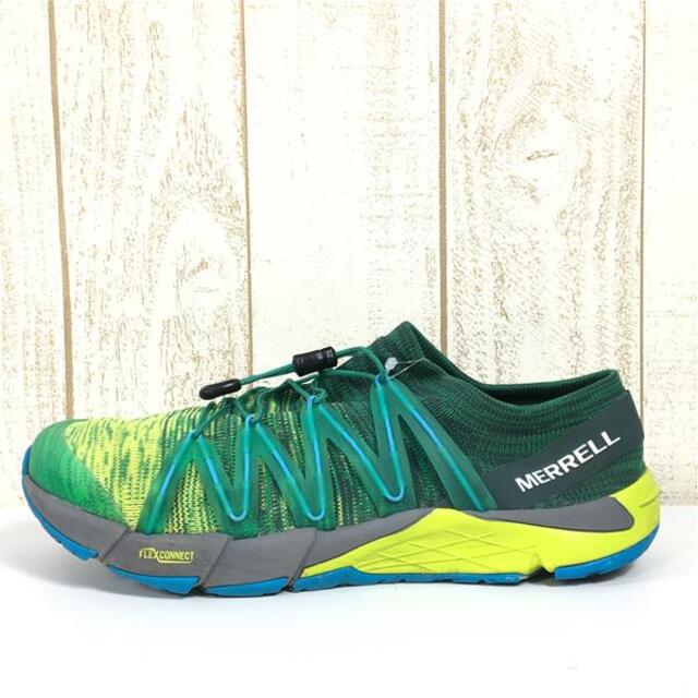 MERRELL(メレル)のMENs 26.0cm  メレル ベア アクセス フレックス ニット Bare Access Flex Knit トレイルランニングシューズ MERRELL J12533 グリーン系 メンズのメンズ その他(その他)の商品写真