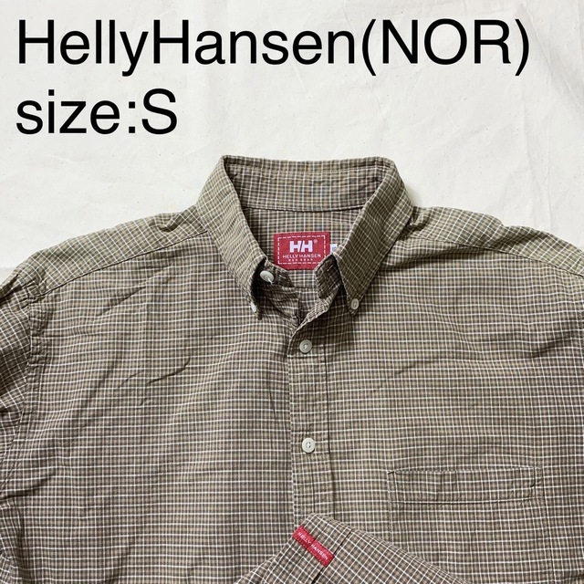 HellyHansen(NOR)ビンテージコットンチェックBDシャツ