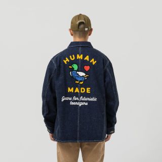 ヒューマンメイド(HUMAN MADE)のヒューマンメイド human made デニムジャケット カバーオール(カバーオール)