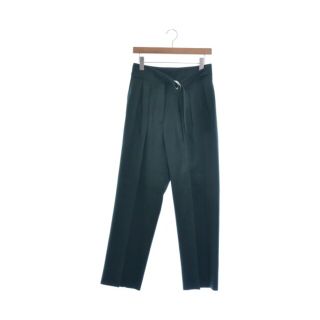 ジルサンダー(Jil Sander)のJIL SANDER ジルサンダー スラックス 34(XXS位) 緑 【古着】【中古】(その他)