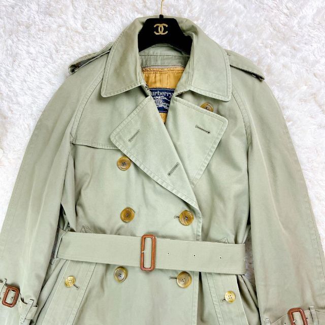 BURBERRY(バーバリー)のバーバリー トレンチコート ノバチェック ライナー・ベルト付 キャバジン カーキ レディースのジャケット/アウター(トレンチコート)の商品写真