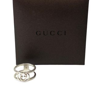 グッチ(Gucci)の[USED/中古]GUCCI グッチ リング・指輪 インターロッキングG サイズ18(15号) ワイドリング オープンバンド GG SV925 シルバー シルバー925 中古 tdc-000523-4d(リング(指輪))