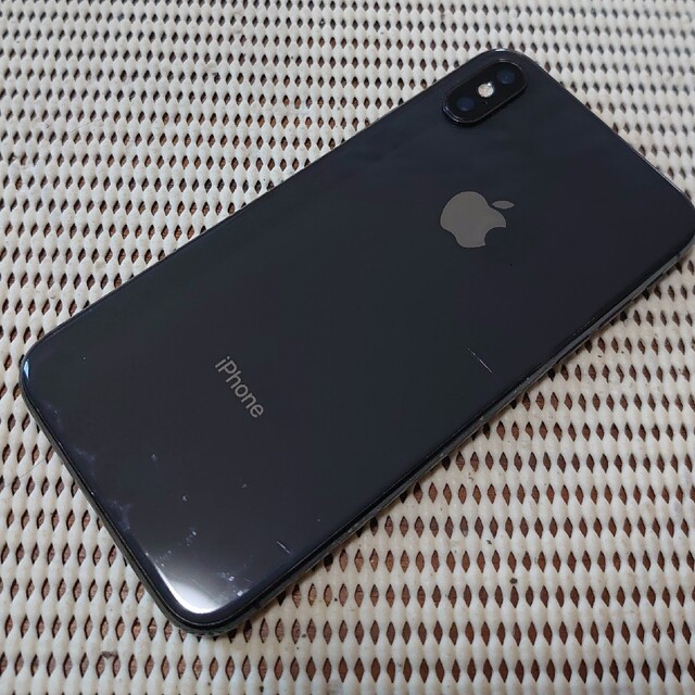 完動品SIMフリーiPhoneX本体64GBグレイSoftBank判定○ - www