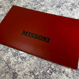 MISSONI   新品 マフラー 専用ケース MISSONI グレー ミッソーニ 未