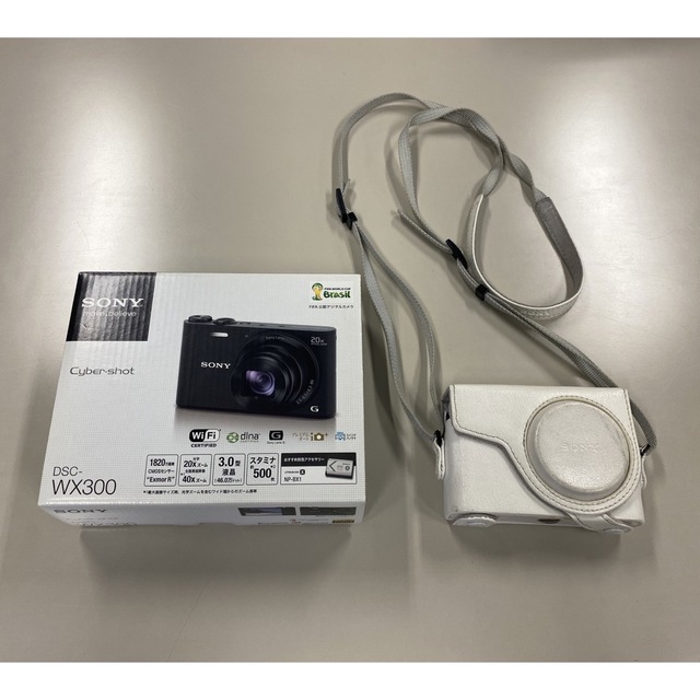 SONY(ソニー)のSONY Cyber−Shot WX DSC-WX300(W) スマホ/家電/カメラのカメラ(コンパクトデジタルカメラ)の商品写真