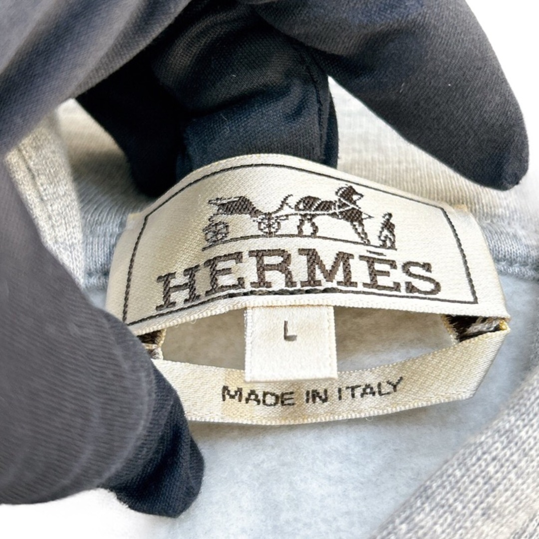 Hermes - エルメス HERMES レザーパッチ パーカー H267690HA1OLA