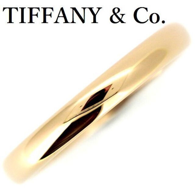 Tiffany & Co. - ティファニー ピンクゴールド リング K18PG 3.0mm 16.5号
