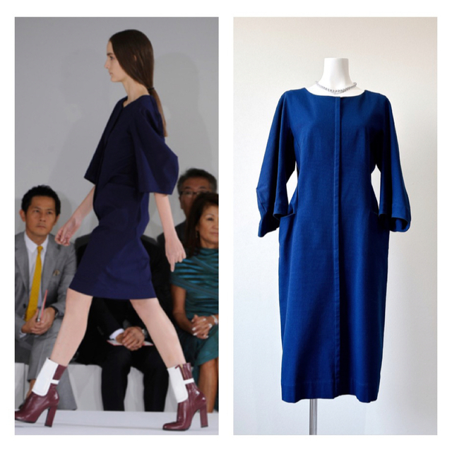 jil sander ジルサンダー コクーンスリーブ コットン ワンピース 激安 ...