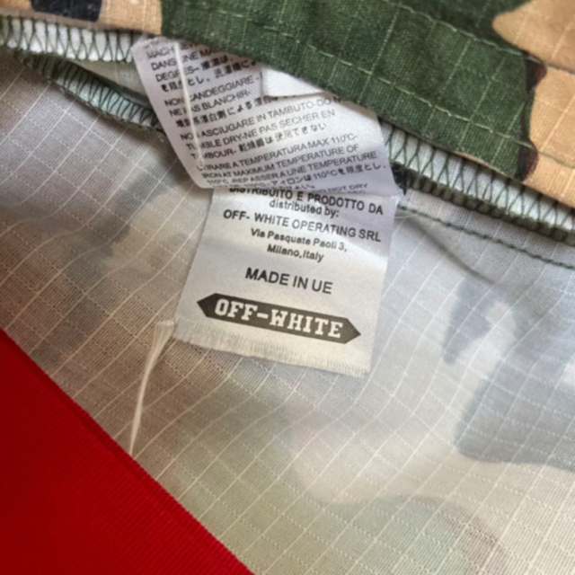 Off-White - 美品 OFF-WHITE オフホワイト ミリタリージャケット Off-White - 美品 OFF-WHITE オフホワイト ミリタリージャケット