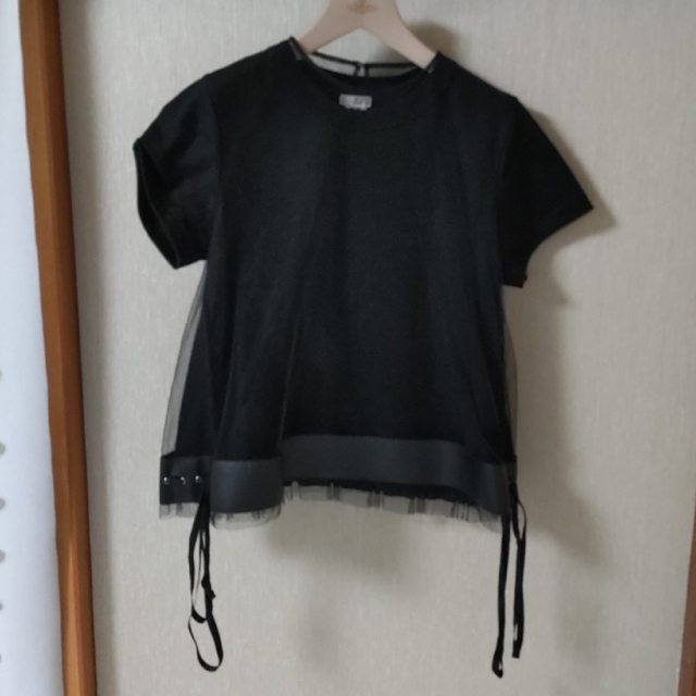 COMME des GARCONS(コムデギャルソン)の最終値下げ！noir  keininomiya　チュールＴシャツ レディースのトップス(Tシャツ(半袖/袖なし))の商品写真