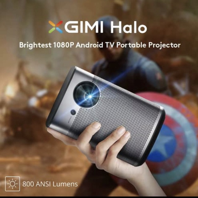 XGIMI Halo 高輝度 800ANSI ルーメン モバイルプロジェクター-