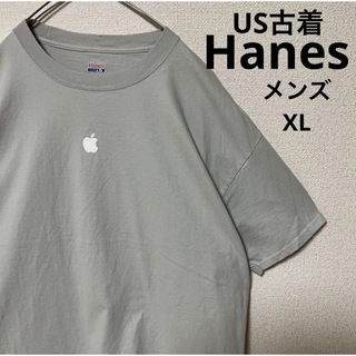 ヘインズ(Hanes)の【US古着】Apple アップル　企業ロゴマーク　半袖Tシャツ　メンズXL(Tシャツ/カットソー(半袖/袖なし))