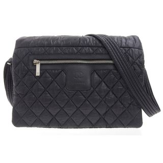 シャネル(CHANEL)のシャネル CHANEL ココ・コクーンMM ショルダーバッグ メッセンジャーバッグ ナイロン×レザー ブラック A48617 13番台 中古 新入荷 CH0844(メッセンジャーバッグ)