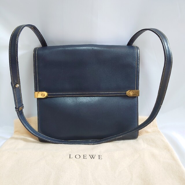 LOEWE ショルダーバッグ ネイビー