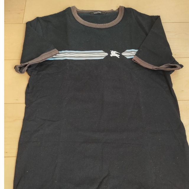 BURBERRY BLACK LABEL(バーバリーブラックレーベル)の黒シャツ メンズのトップス(Tシャツ/カットソー(半袖/袖なし))の商品写真