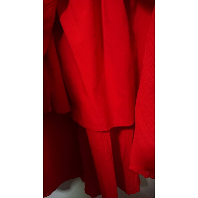 UNIQLO(ユニクロ)のユニクロ オレンジロングスカート レディースのスカート(ロングスカート)の商品写真