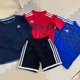 アディダス(adidas)のadidasアディダス 4点セット120.130(Tシャツ/カットソー)