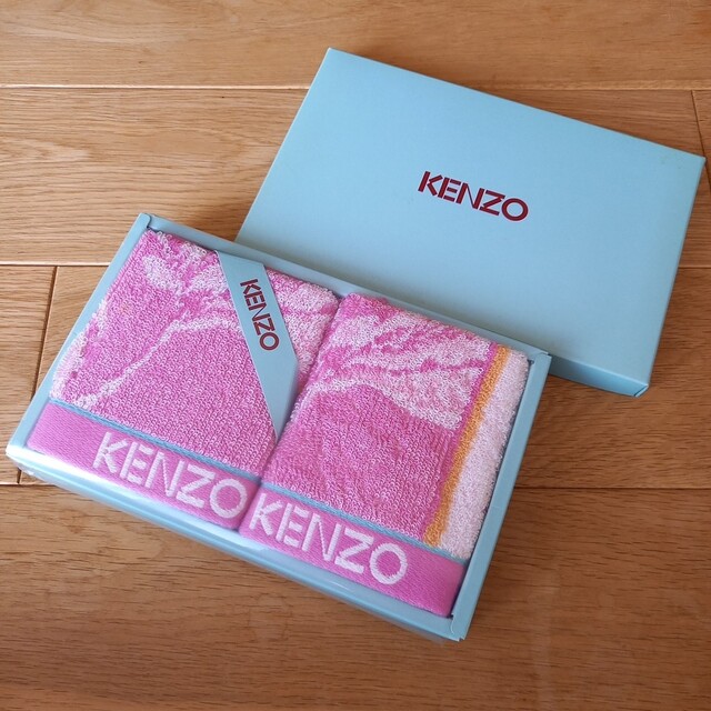 KENZO(ケンゾー)の新品未使用 KENZO ウォッシュタオル 2枚セット インテリア/住まい/日用品の日用品/生活雑貨/旅行(タオル/バス用品)の商品写真