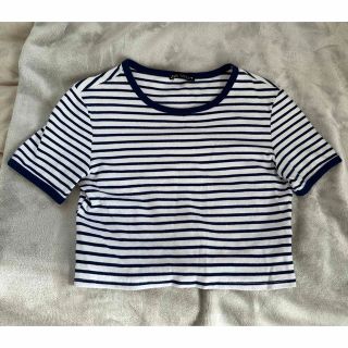 ザラ(ZARA)のミニ丈　トップス(Tシャツ(半袖/袖なし))