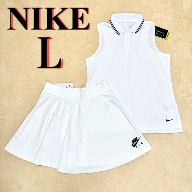 サントスピンク L NIKEゴルフ 上下セット ナイキゴルフ スカート ポロシャツ セットアップ 通販 NIKEゴルフスカート