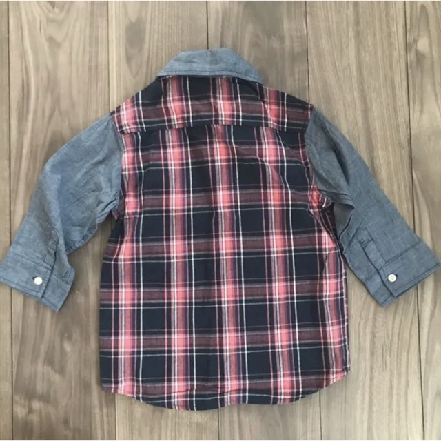 GLOBAL WORK(グローバルワーク)のGLOBAL WORK   7分丈　シャツ  キッズ  子供  130  新品 キッズ/ベビー/マタニティのキッズ服男の子用(90cm~)(ブラウス)の商品写真